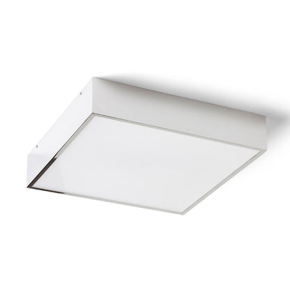 RENDL surface mounted lamp MERANO LED 30 ceiling  chrome/matte acrylic 230V LED 16W IP44  3000K R13697 3