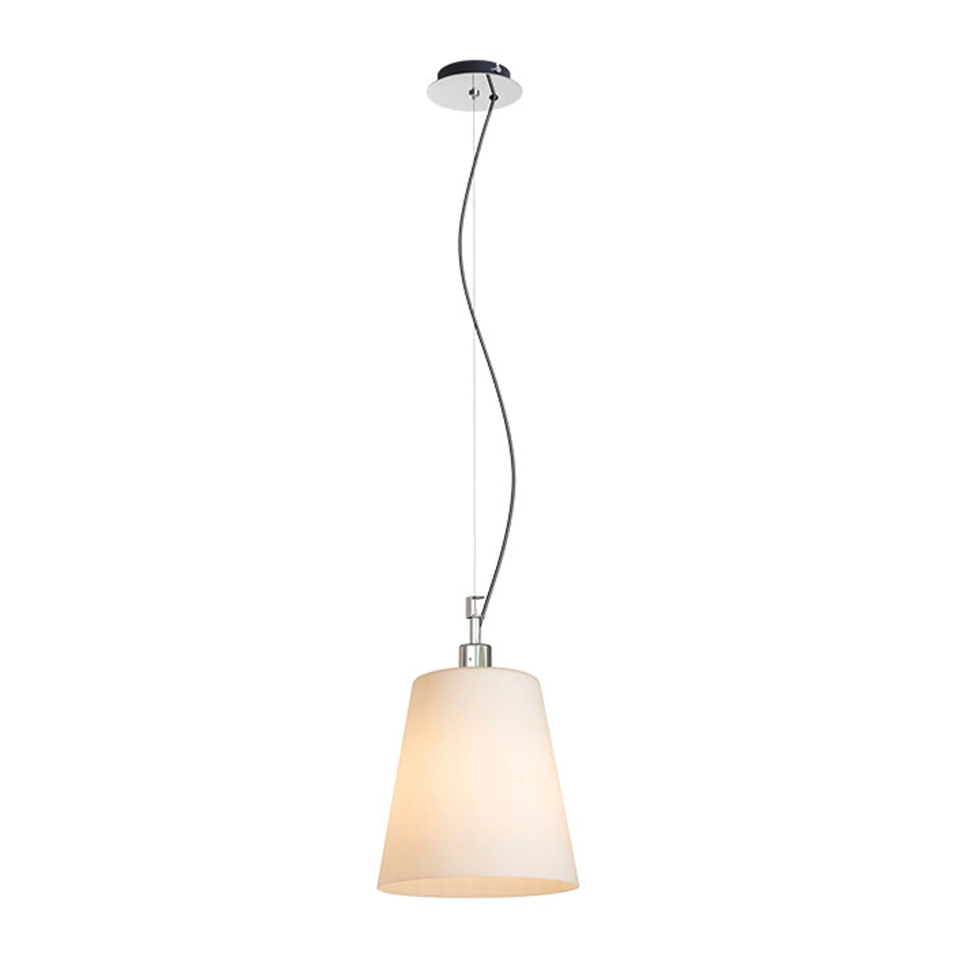 RENDL pendant lamp BABU NEW 22 pendant  opal-colored glass/chrome 230V LED E27 15W R13827 2