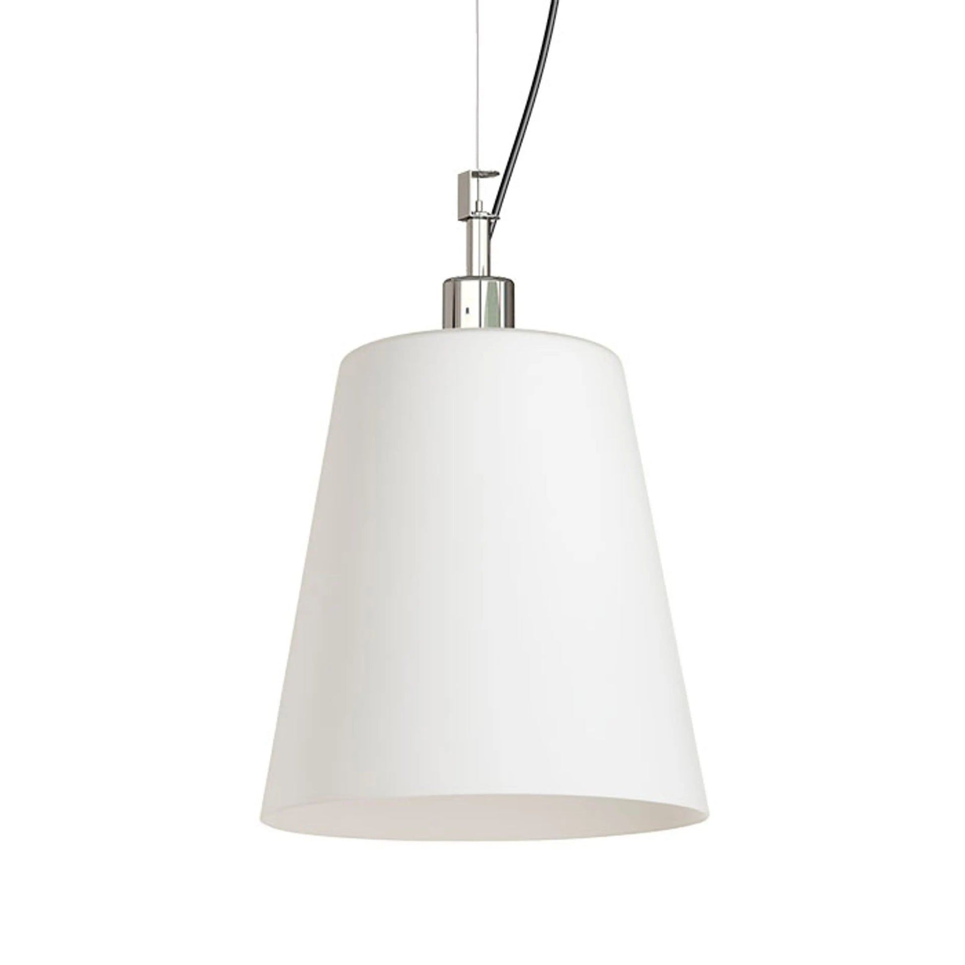 RENDL pendant lamp BABU NEW 22 pendant  opal-colored glass/chrome 230V LED E27 15W R13827 3