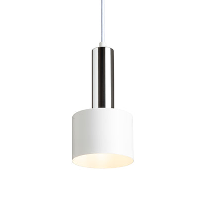 RENDL pendant lamp GIULIA 12 pendant white chrome 230V LED E27 11W R13908 2