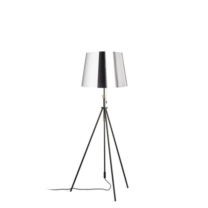 RENDL floor lamp LUTON/ILUSION floor  chrome foil/black/metal 230V LED E27 15W R14065 2