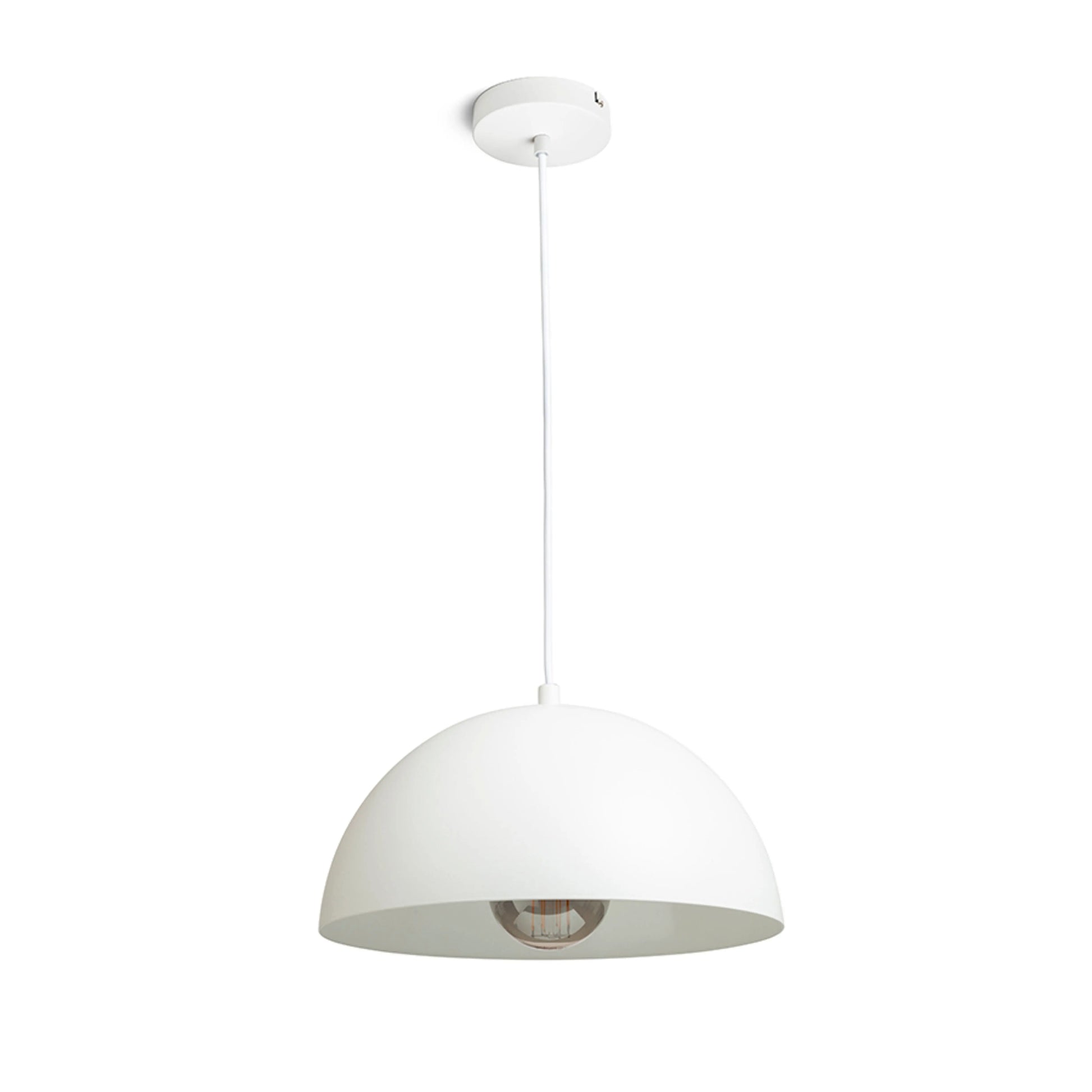 RENDL pendant lamp GLADYS 30 pendant white/white  230V LED E27 15W R14107 2