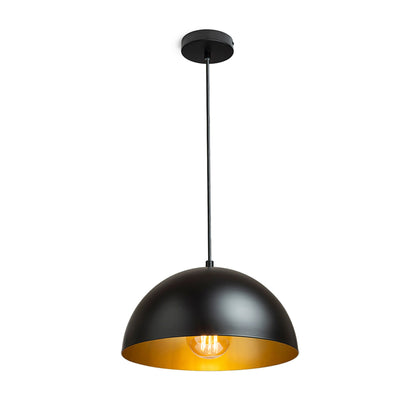 RENDL pendant lamp GLADYS 30 pendant black/gold  230V LED E27 15W R14110 1