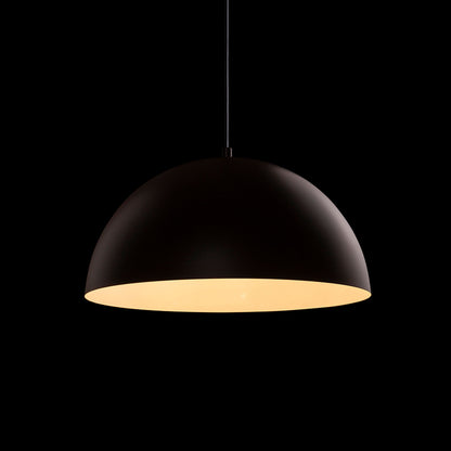 RENDL pendant lamp GLADYS 40 pendant black/white 230V LED E27 30W R14113 3