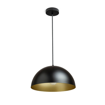 RENDL pendant lamp GLADYS 40 pendant black/gold 230V LED E27 30W R14114 2