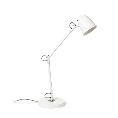 RENDL table lamp DANNY table white matt nickel 230V LED E14 5W R14187 2