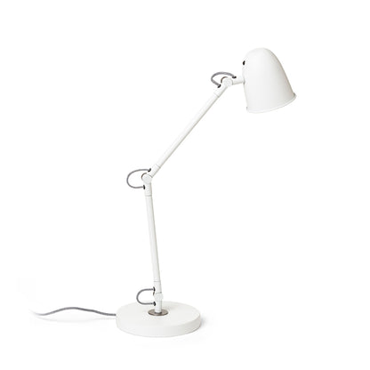 RENDL table lamp DANNY table white matt nickel 230V LED E14 5W R14187 6