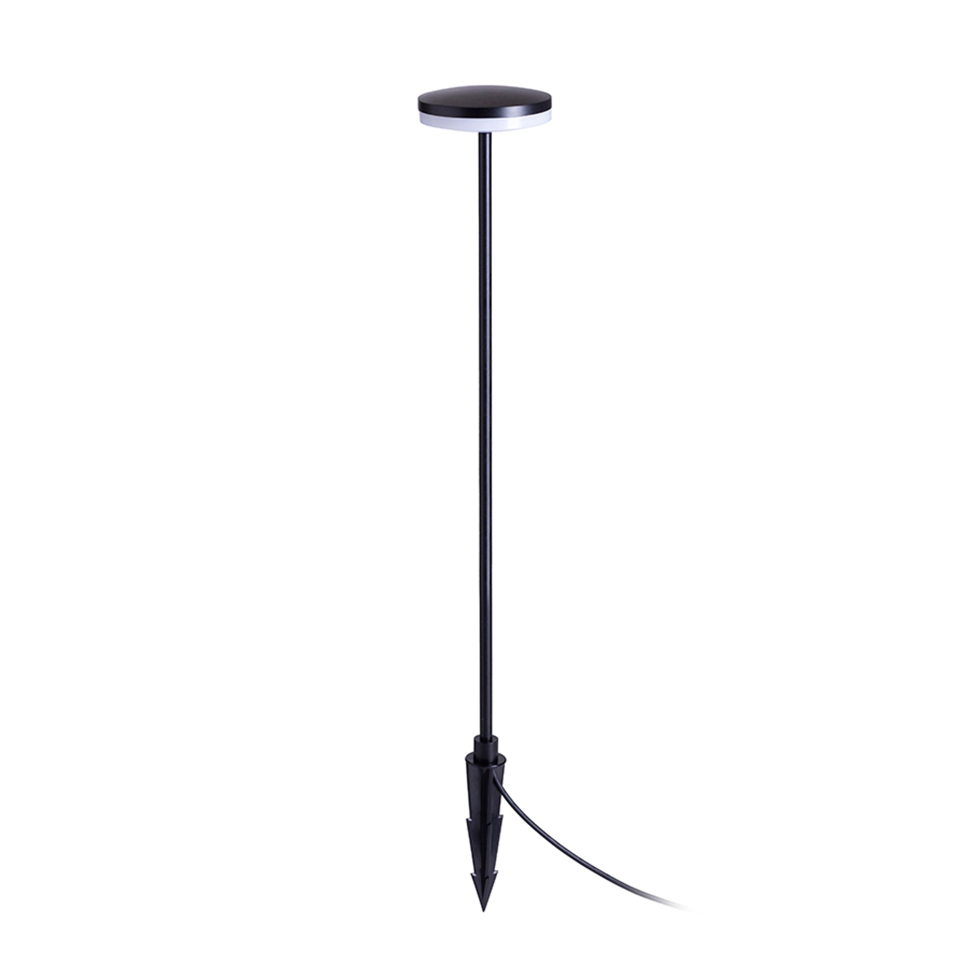RENDL outdoor lamp SEMPLICE 80 floor / on spike black matte acrylic 230V LED 12W IP54  3000K R14195 12