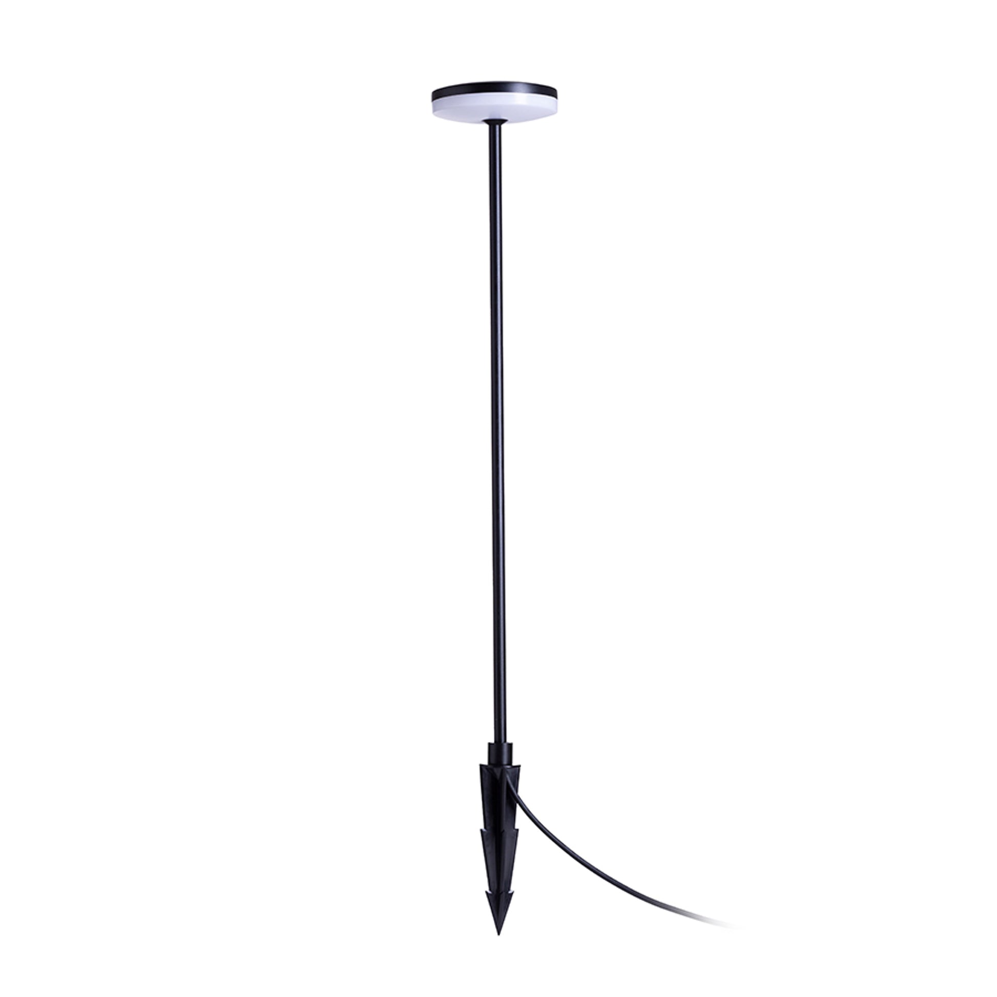 RENDL outdoor lamp SEMPLICE 80 floor / on spike black matte acrylic 230V LED 12W IP54  3000K R14195 8