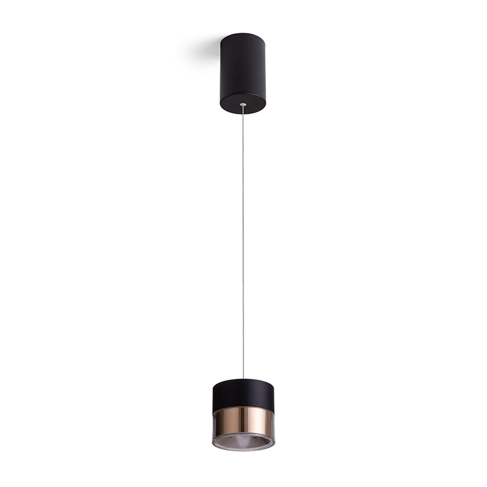 RENDL pendant lamp JUNIPER height adjustable pendant black/gold  230V LED 15W 30°  3000K R14219 5