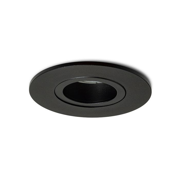 RENDL recessed light GALO R recessed black 230V LED GU10 9W IP65 R14224 2