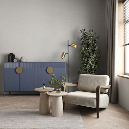 RENDL floor lamp FLYNN II floor  black/brushed brass 230V LED GU10 2x9W R14267 6