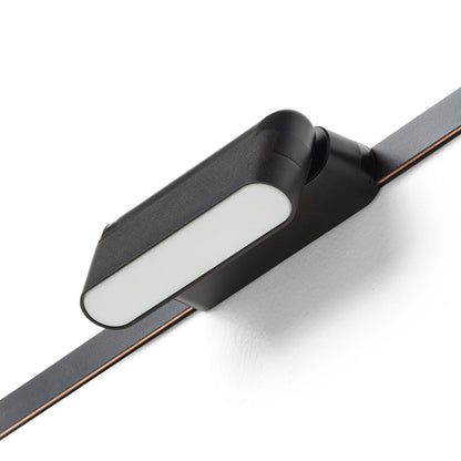 RENDL Ultra-thin track system OXONIA 11 with tilt-function for the VEGA/WAVE system black  24= LED 6W 110°  3000K 4000K 6500K R14321 4