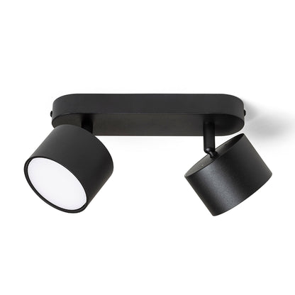 RENDL spotlight PIXEL II surface mounted black 230V LED GX53 2x7W R14405 3
