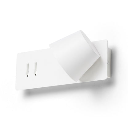 RENDL spotlight AMADEUS wall with backlighting white  230V LED 4+6W  3000K R14521 5