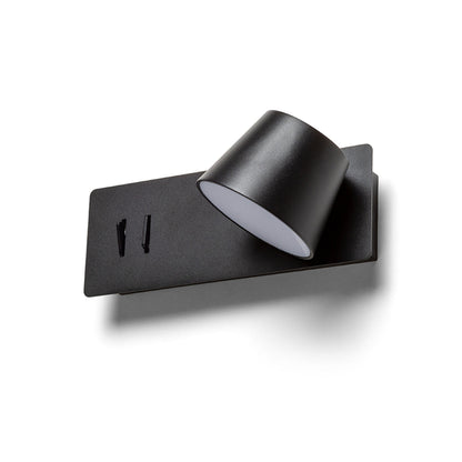 RENDL spotlight AMADEUS wall with backlighting black  230V LED 4+6W  3000K R14522 4